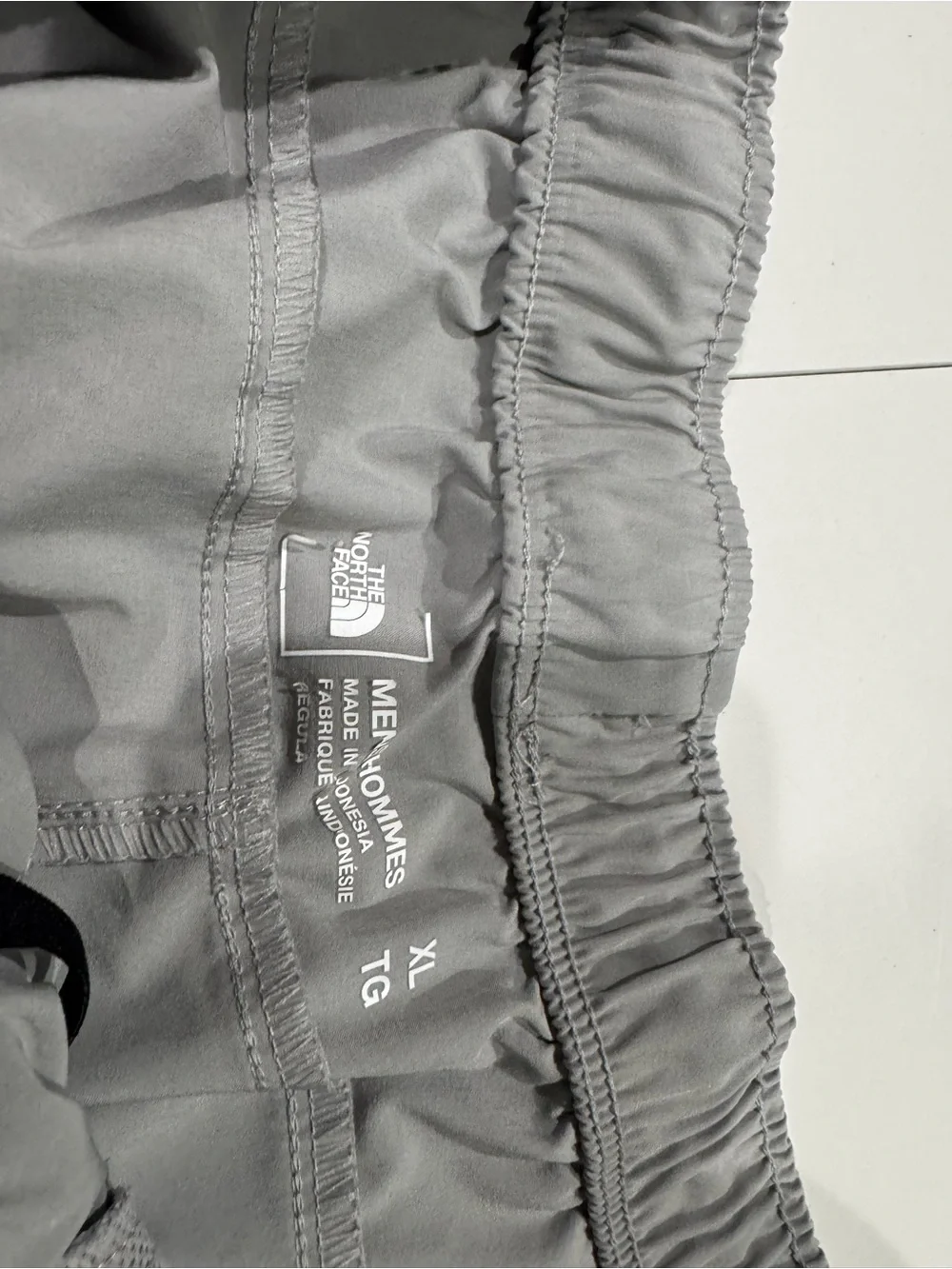 The North Face Men's Light Gray Athletic Shorts